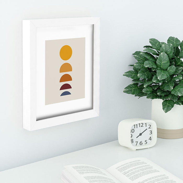 Minimal Sunrise Sunset I Recessed Framing Rectangle