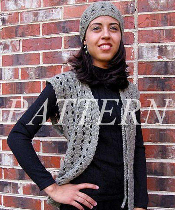 Misti Alpaca Patricia Crocheted Vest & Cloche Pattern - Worsted-Patterns-Misti Alpaca-Alpaca Direct