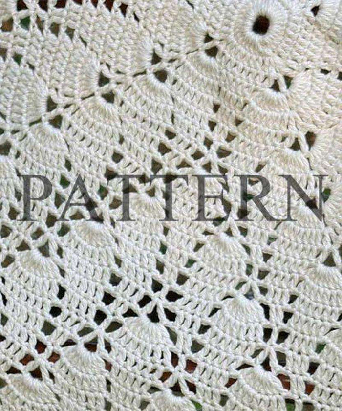 Misti Alpaca Sea Star Crocheted Throw Pattern - Cotton & Silk-Patterns-Misti Alpaca-Alpaca Direct