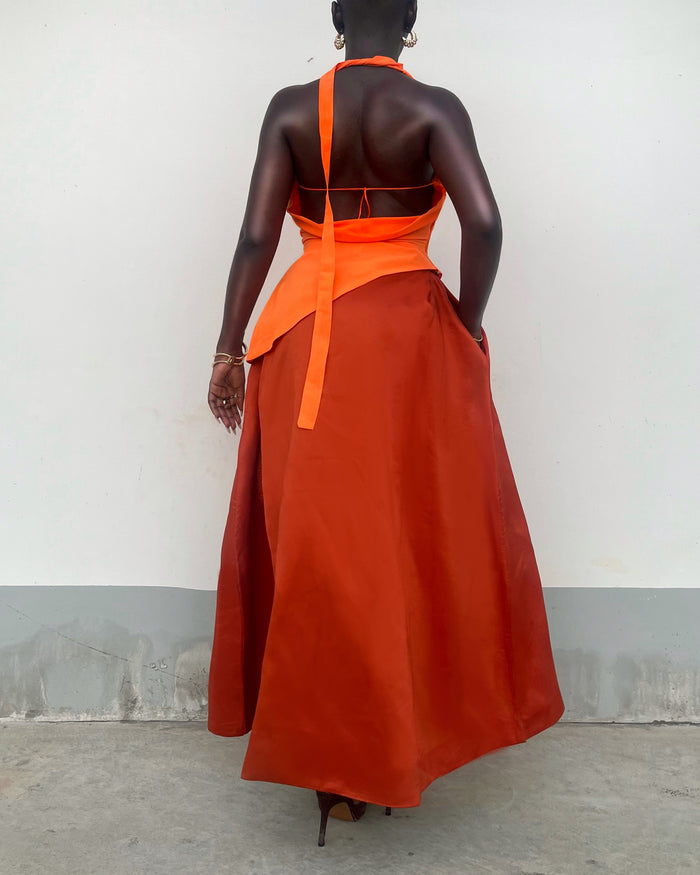 Tangerine chiffon