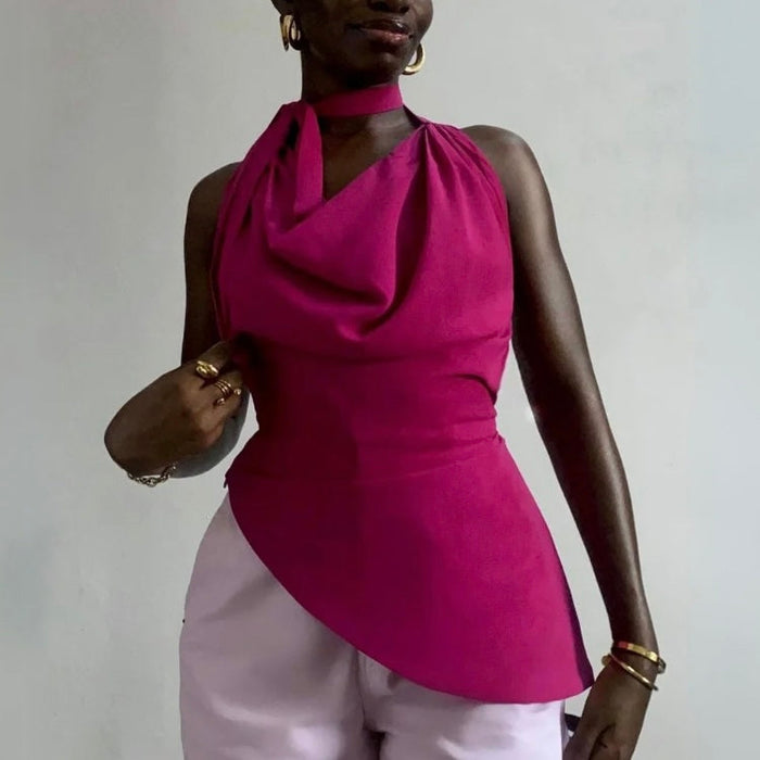 Magenta chiffon