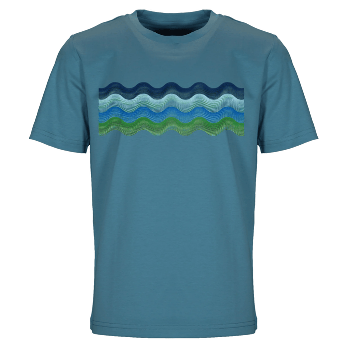 Moda Bandidos Infant's 2-Piece Co-Ord Set – Deep Teal/Blue/Green   (T-Shirt & Shorts)