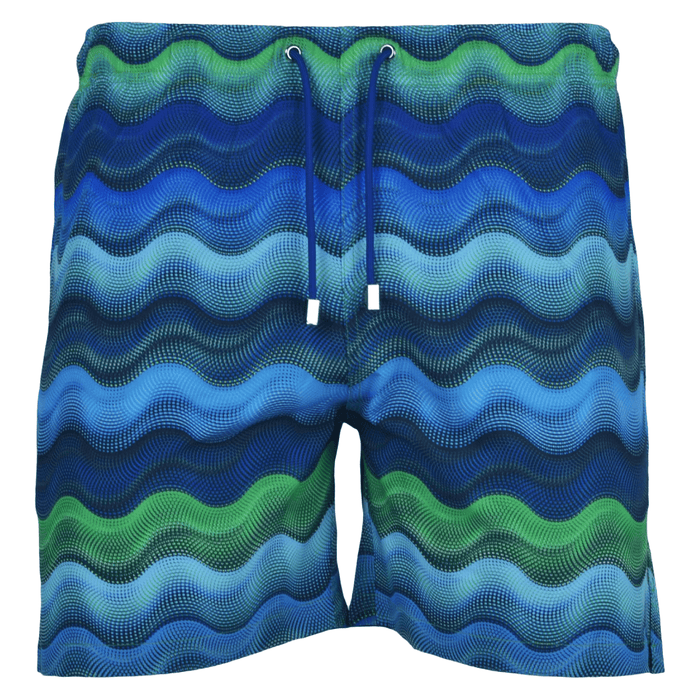 Moda Bandidos Infant's 2-Piece Co-Ord Set – Deep Teal/Blue/Green   (T-Shirt & Shorts)