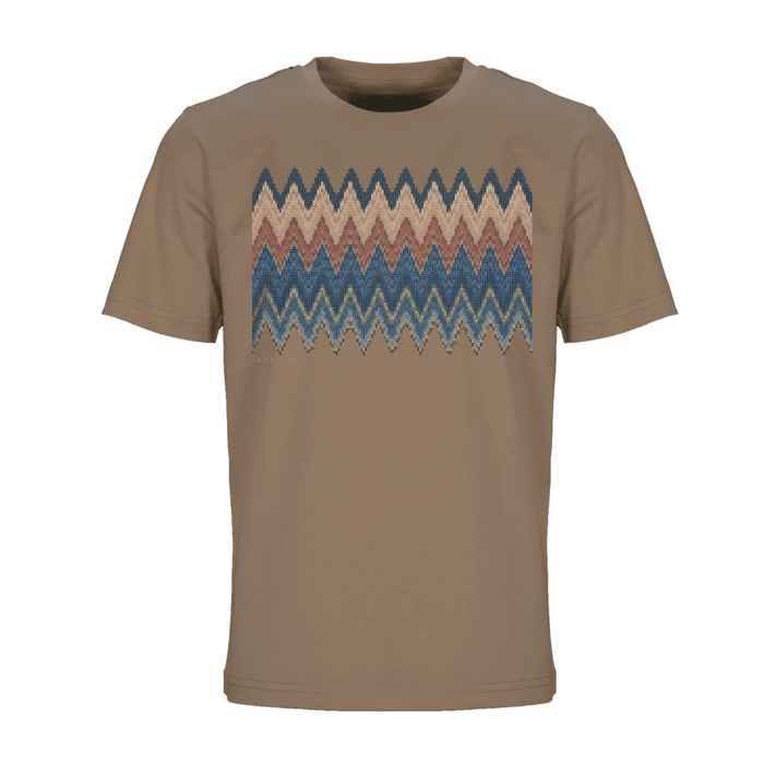 Moda Bandidos Junior's 2 Piece Co Ord Set Brown/Navy T-Shirt & Shorts