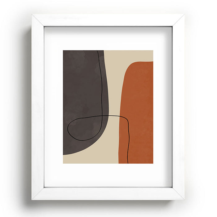 Modern Abstract Shapes II Recessed Framing Rectangle