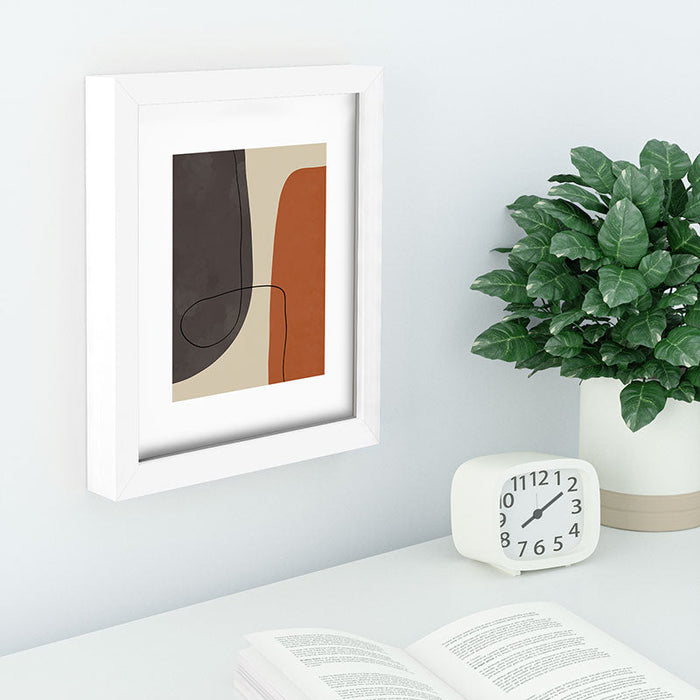 Modern Abstract Shapes II Recessed Framing Rectangle