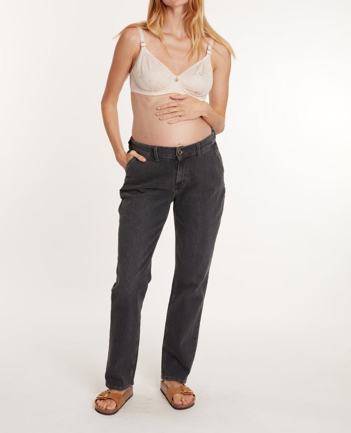 Mom fit maternity and post partum jeans Carrie grey used