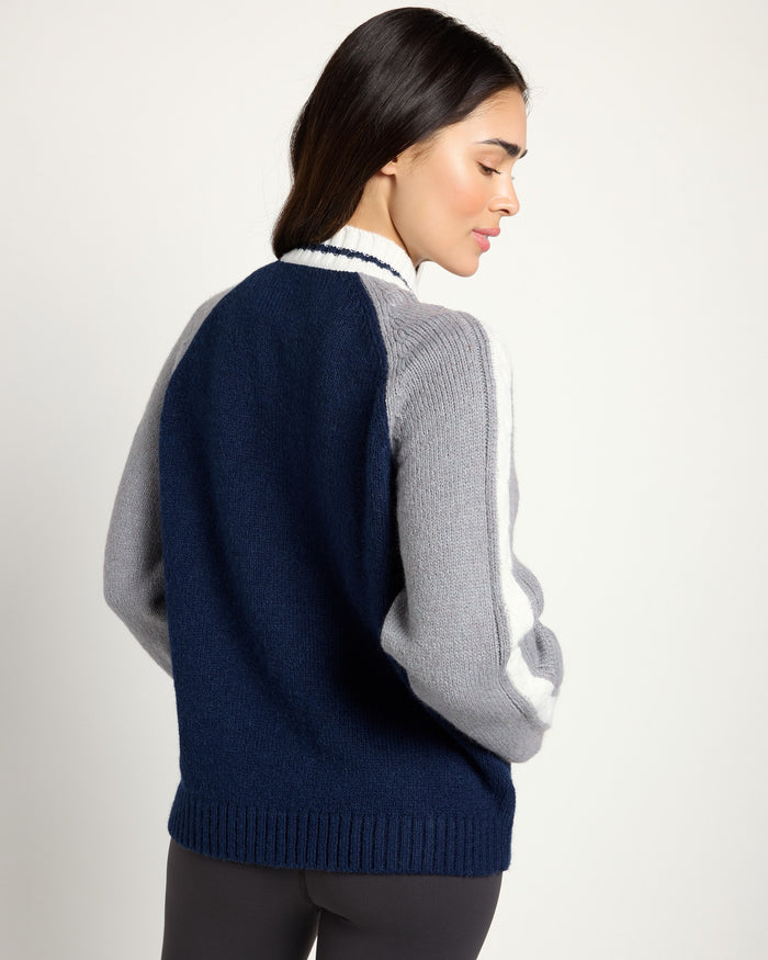 Ink Navy $|& Interval Momentum Sweater - SOF Back