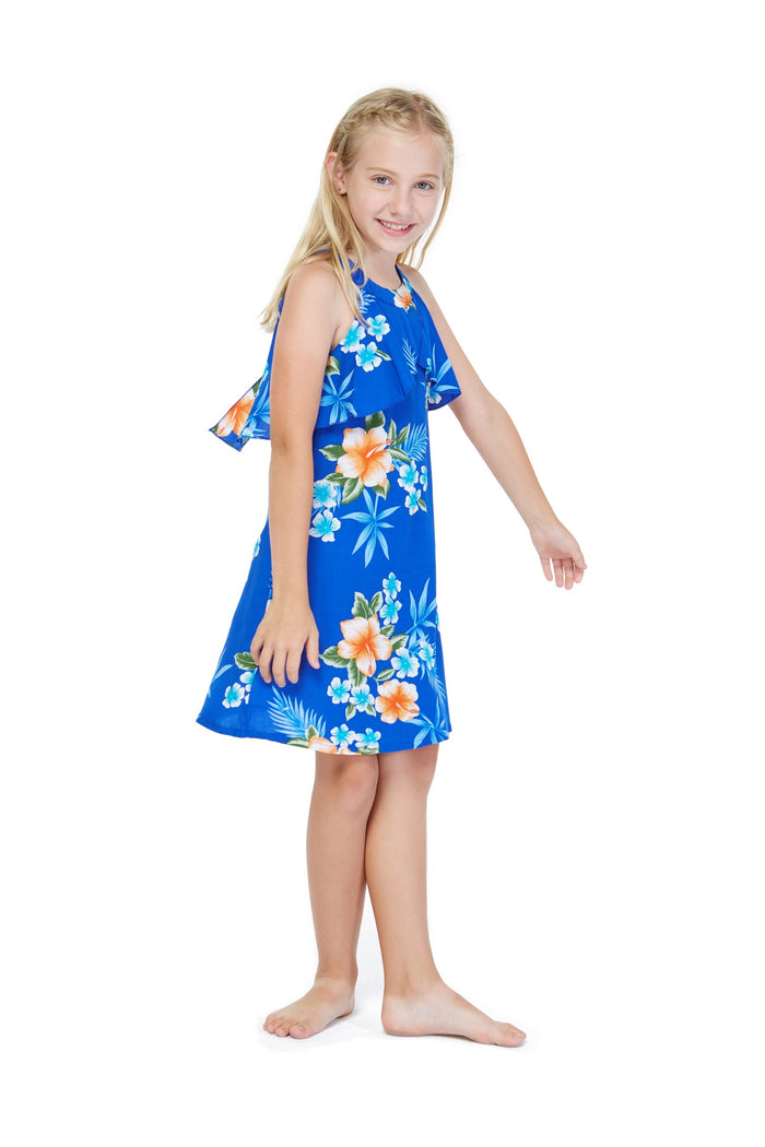 Mother Daughter Keaau Set in Hibiscus Blue