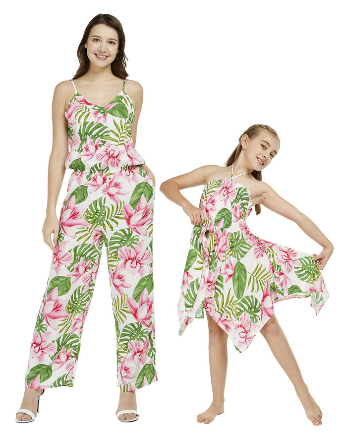 Mother Daughter Ko Olina Set in Lotus and Orchid