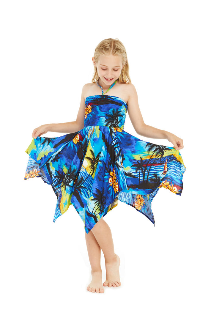 Mother Daughter Ko Olina Set in Sunset Blue