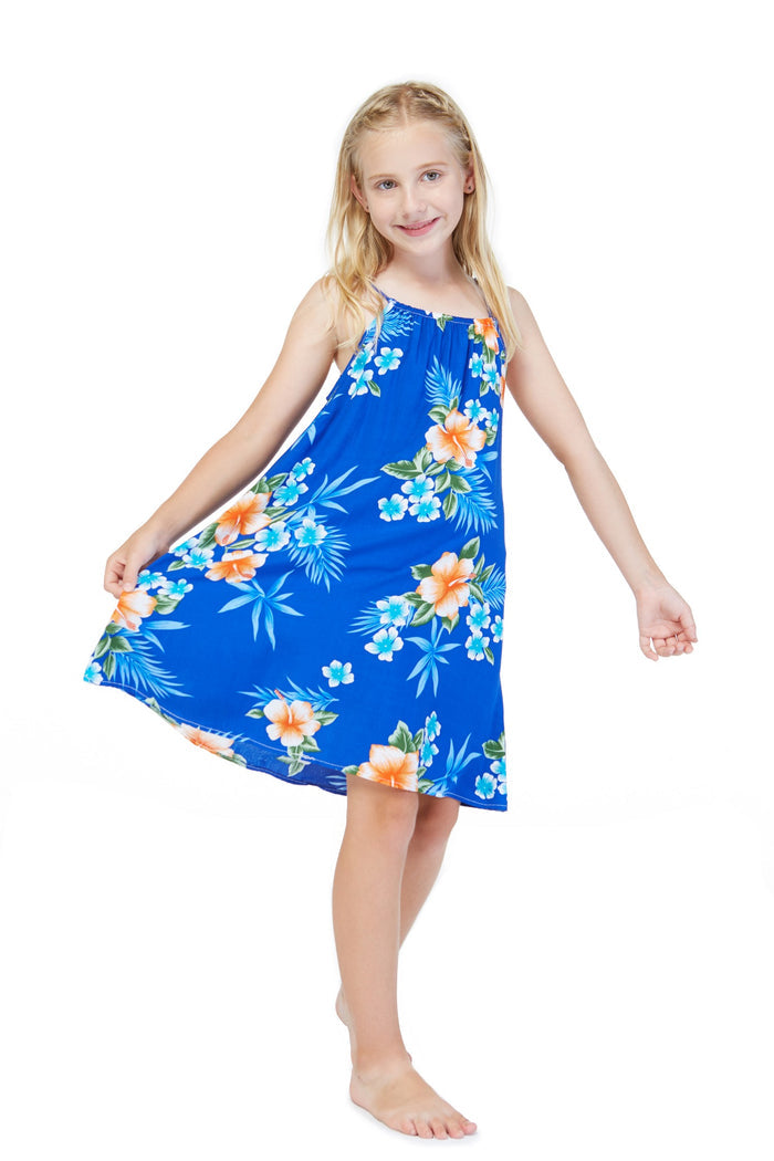Mother Daughter Paia Set in Hibiscus Blue