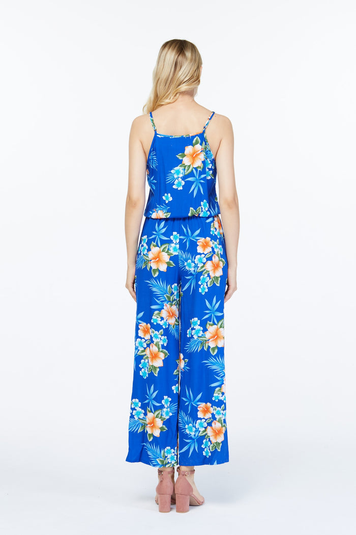 Mother Daughter Papaikou Set in Hibiscus Blue
