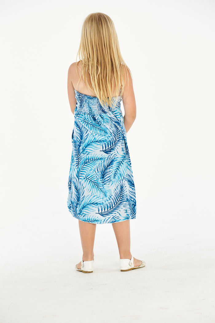 Mother Daughter Papaikou Set in Simply Blue Leaf