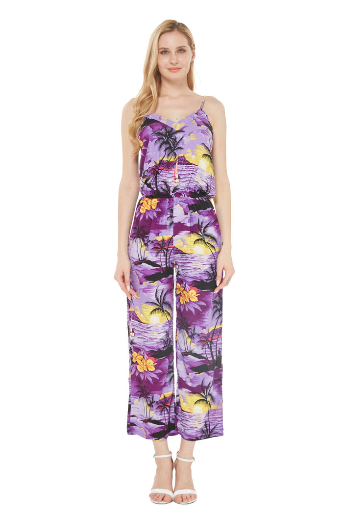 Mother Daughter Papaikou Set in Sunset Purple