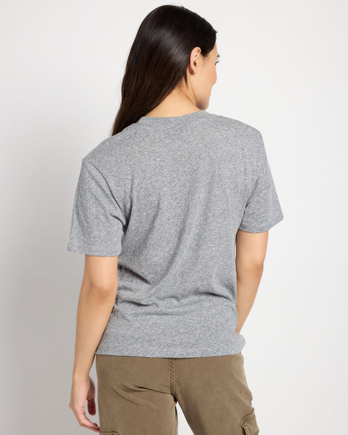 Heather Grey $|& Herizon Mountain Mama Easy Day Tee - SOF Back