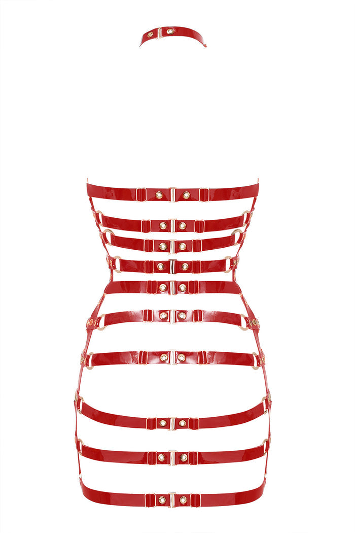 Multipass Red open dress Secret Room