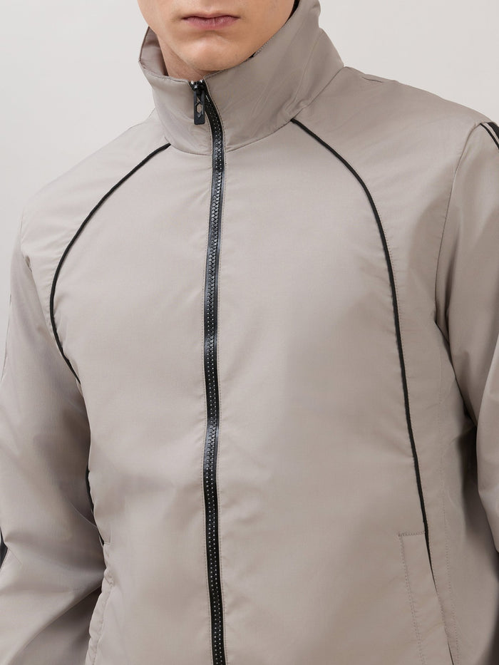 Mystic - Regular Track Jacket - Stone