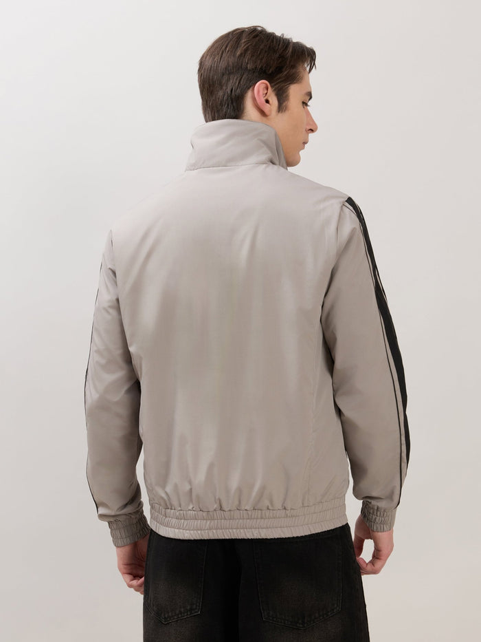Mystic - Regular Track Jacket - Stone