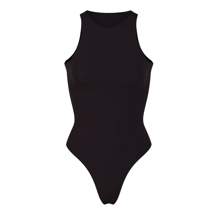 Nadia High Neck Bodysuit - Black