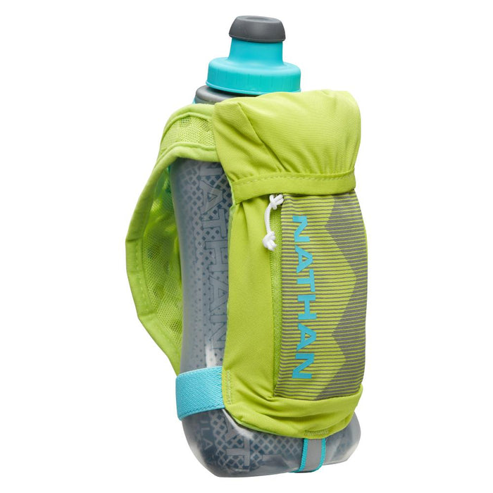 Nathan Quick Squeeze Plus Insulated 18oz Hydration Nathan Finish Lime/Capri-50165