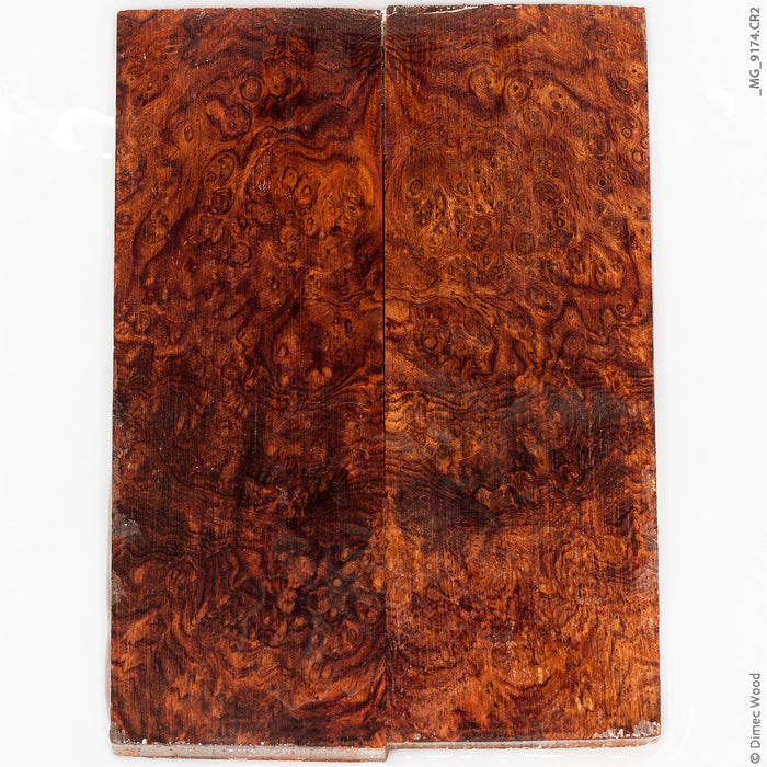 Natural wood honduran rosewood burl panels