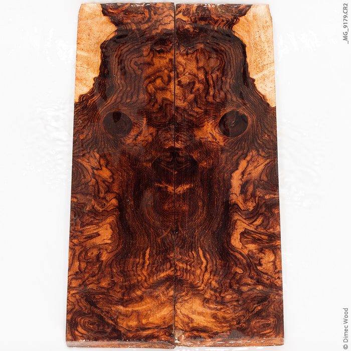 Natural wood honduran rosewood burl panels
