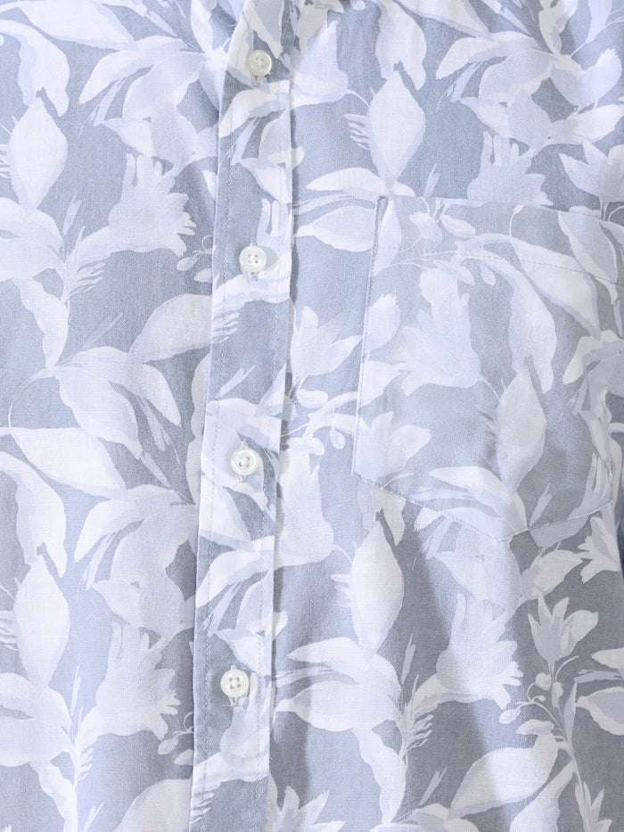 Nefilo - Oxford Printed Shirt - Grey