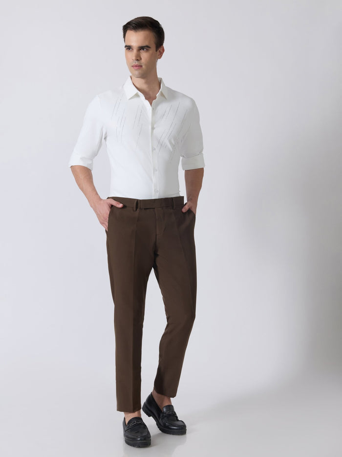 Nemo-7 - Stone Embellished Shirt - White