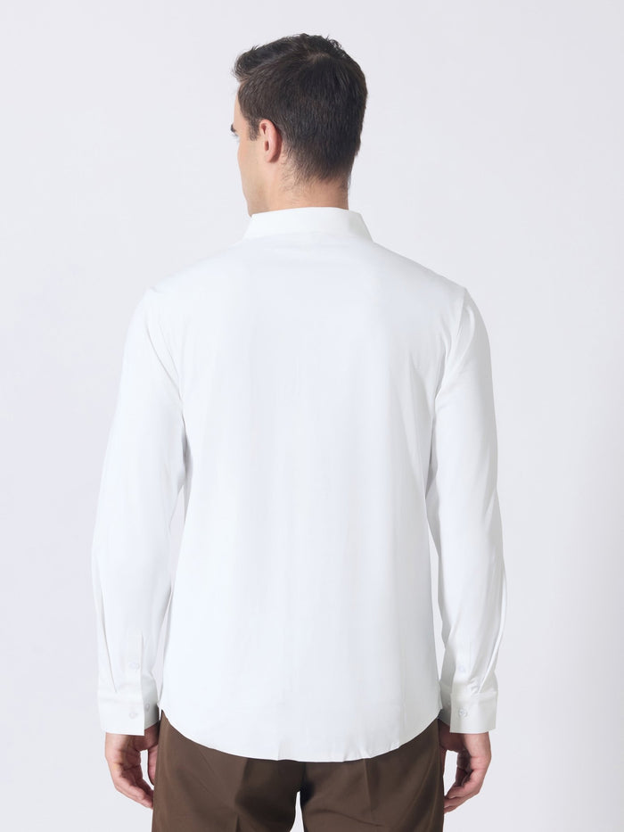 Nemo-7 - Stone Embellished Shirt - White