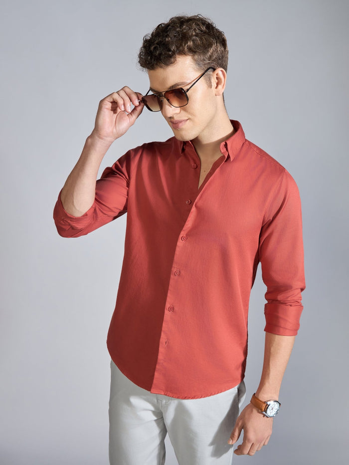 Nerato - Turkish Fit Cavalry Shirt - Fire Red