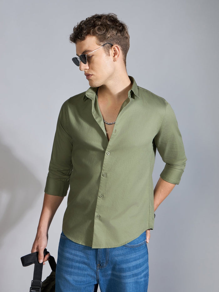 Nerato - Turkish Fit Cavalry Shirt - Olive