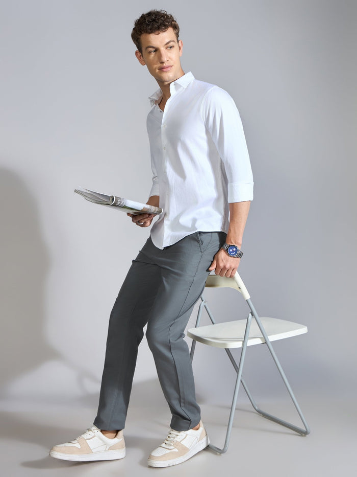 Nerato - Turkish Fit Cavalry Shirt - White