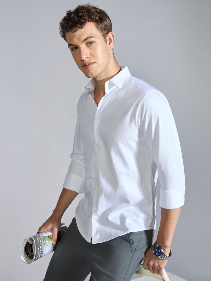 Nerato - Turkish Fit Cavalry Shirt - White