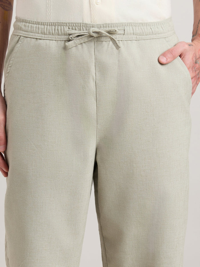 Nesisor - Straight Fit Casual Pant - Fog Green