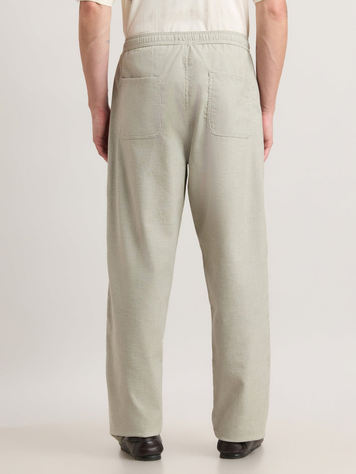 Nesisor - Straight Fit Casual Pant - Fog Green