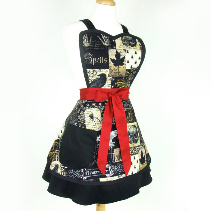 Nevermore Edgar Allen Poe Inspired  2 Skirt Apron #A-2TE55
