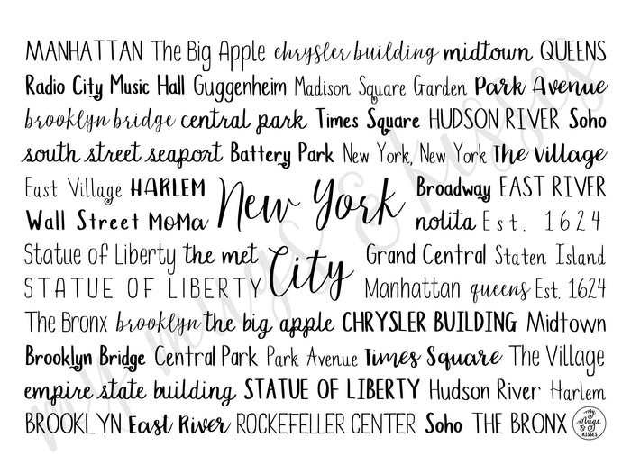 New York City, NY Tumbler