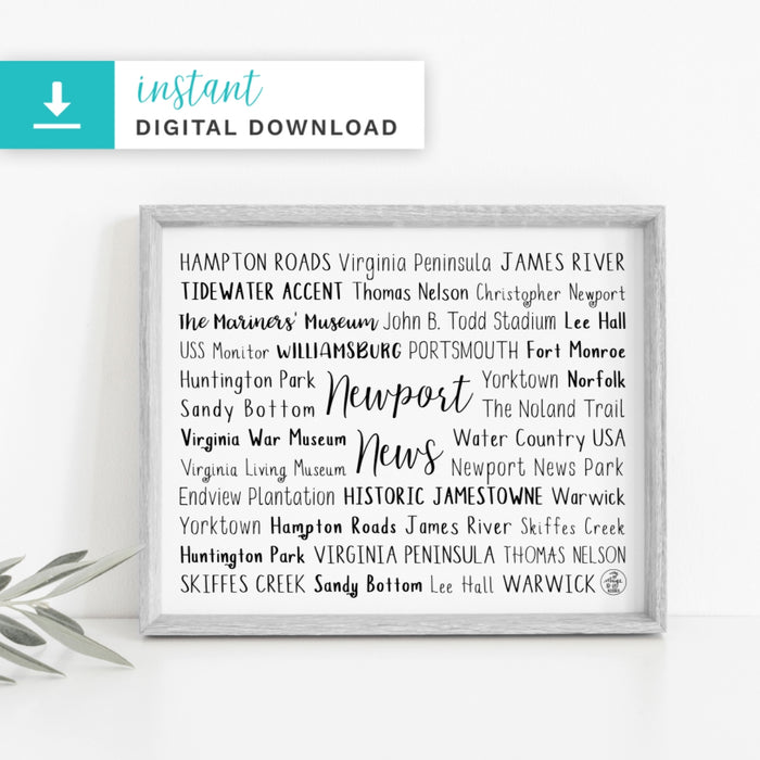 Newport News, VA Digital Download