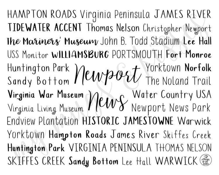 Newport News, VA Digital Download