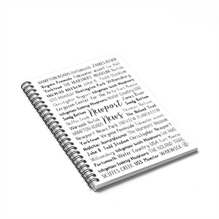 Newport News, VA Spiral Notebook