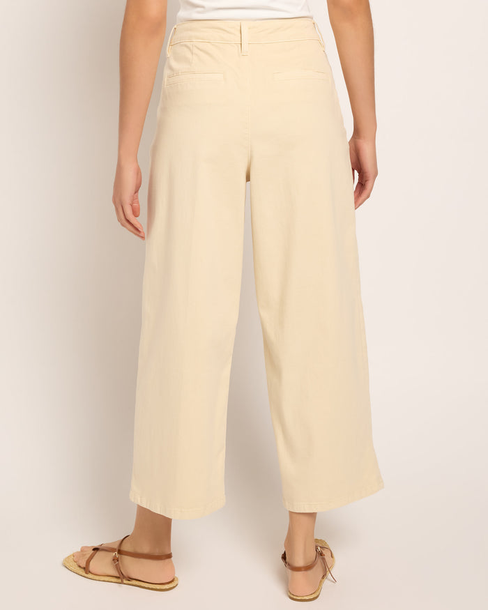 Alabaster $|& Another Love Nicole Patch Pocket Crop Pant - SOF Back