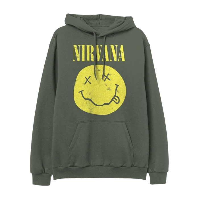 Nirvana Smiley Pull-Over Hoodie