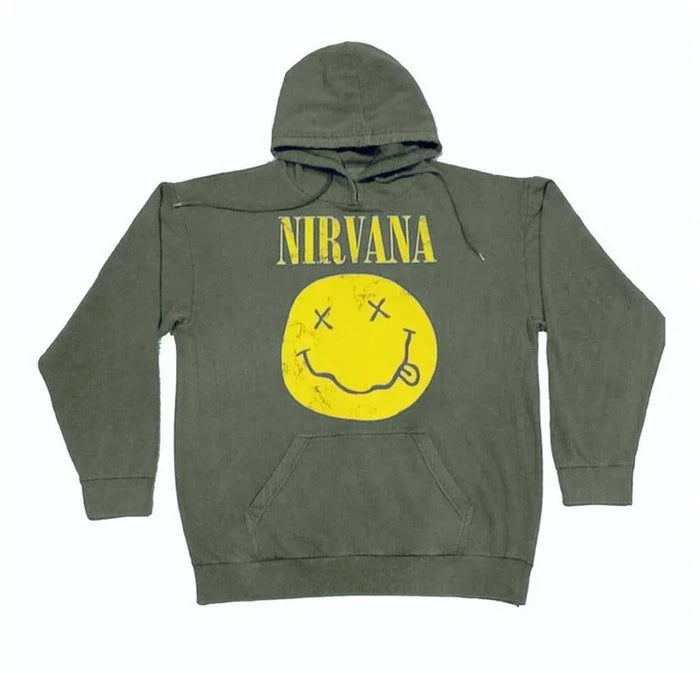 Nirvana Smiley Pull-Over Hoodie
