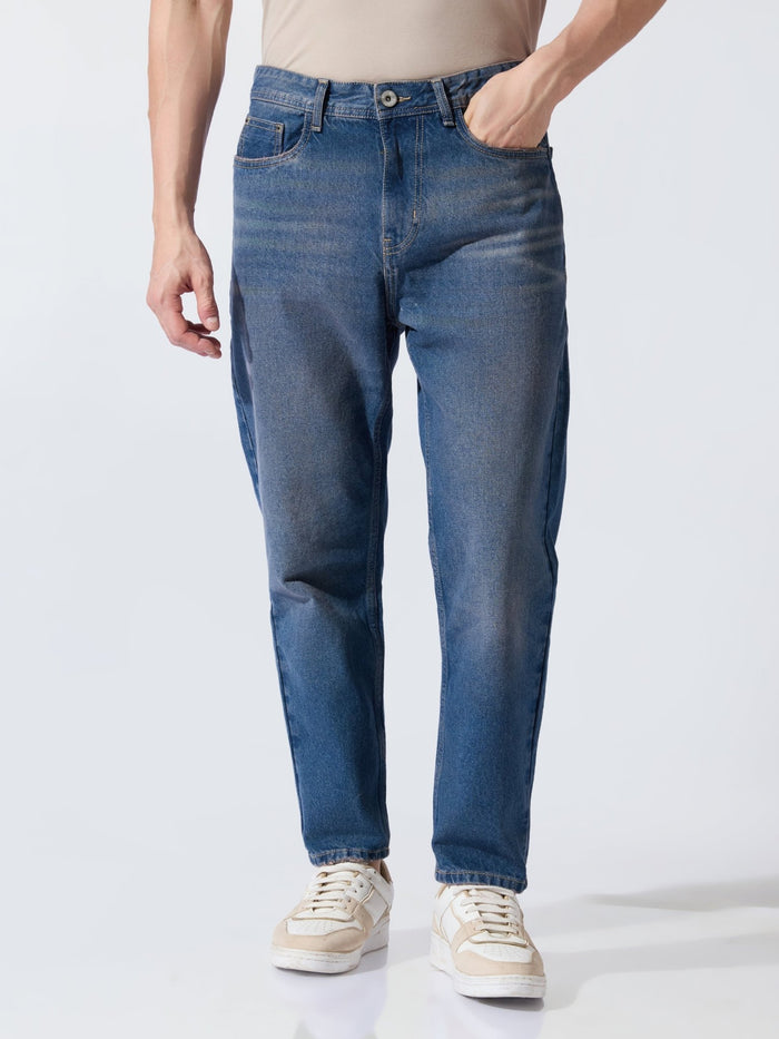 Men's Crop Fit Jeans - blue