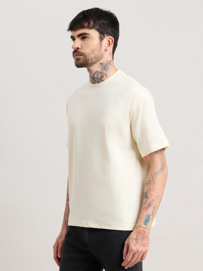 Nora - Loose Fit T-Shirt - Cream