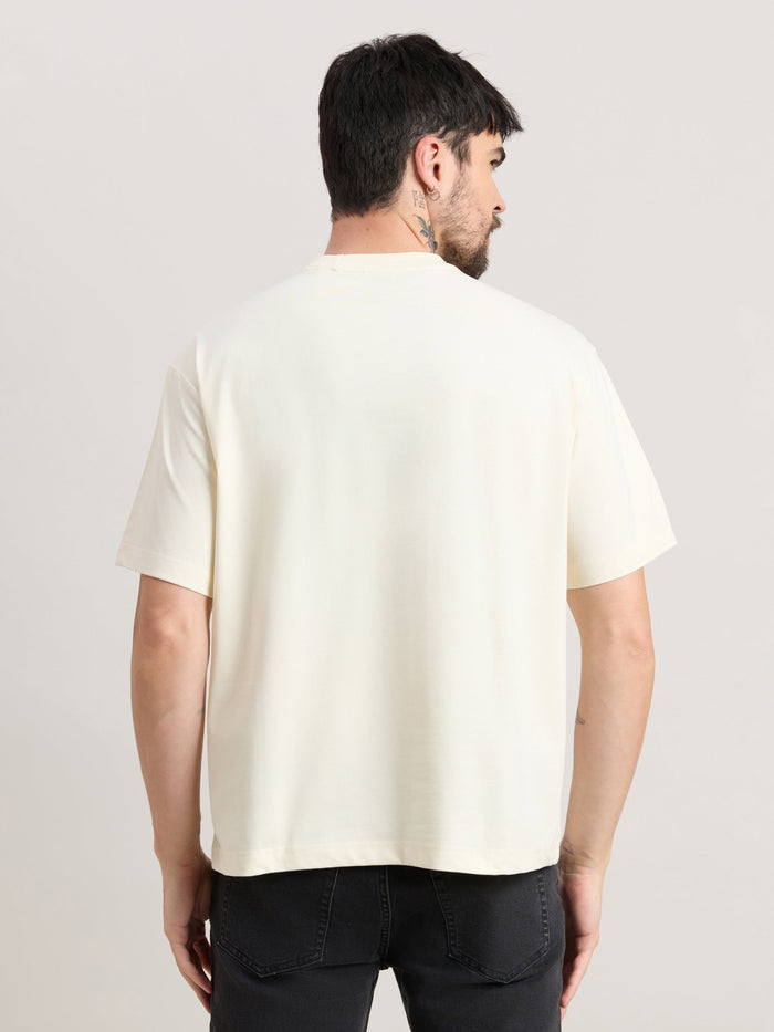 Nora - Loose Fit T-Shirt - Cream