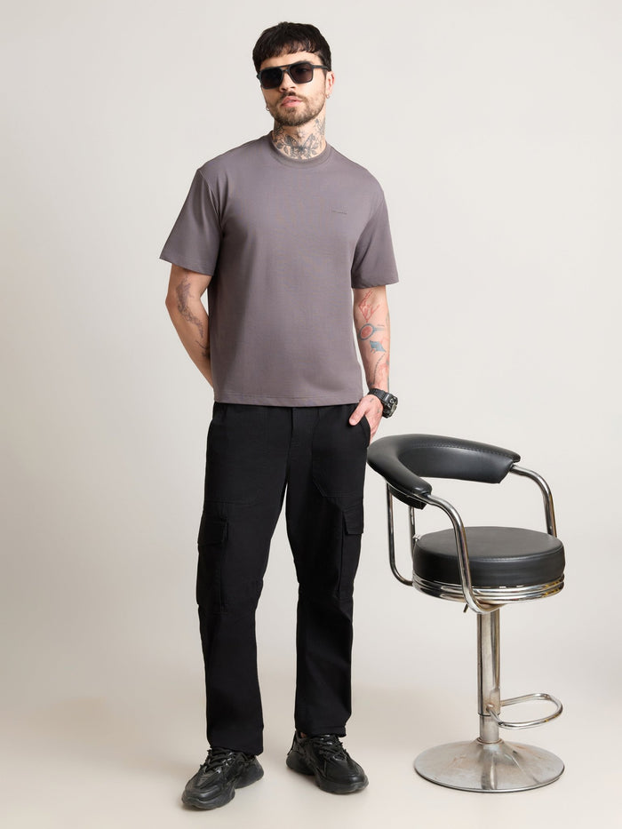 Nora - Loose Fit T-Shirt - Shale