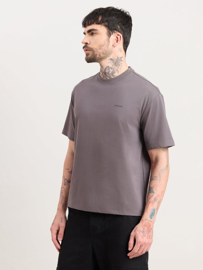Nora - Loose Fit T-Shirt - Shale