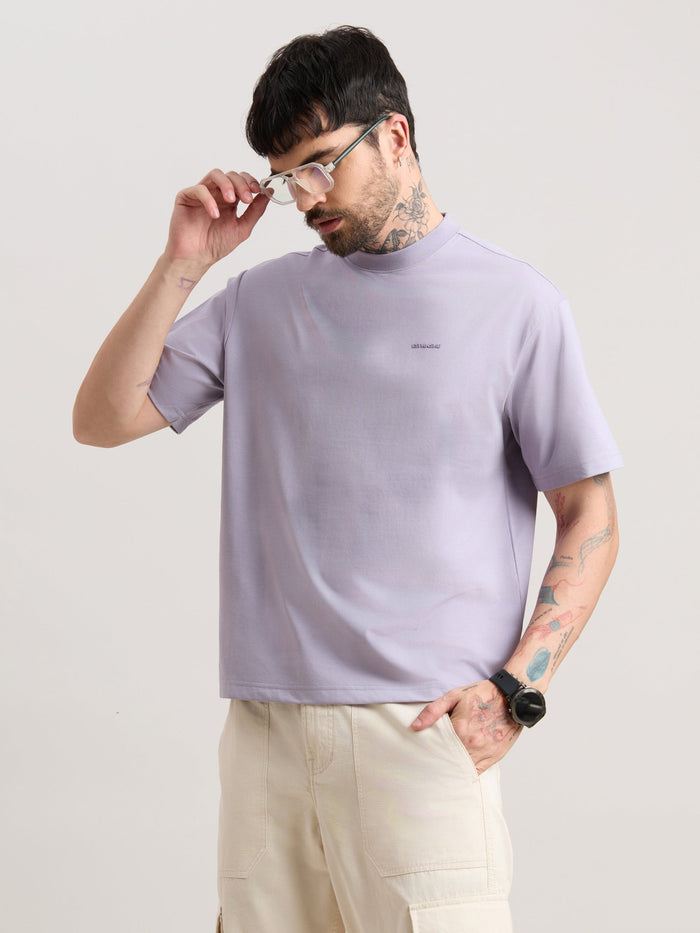 Nora - Loose Fit T-Shirt - Wisteria Purple